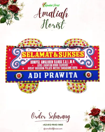 Karangan Bunga Ucapan Selamat di Sidemen
