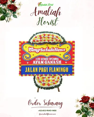 Bunga Papan Congratulation di Sidemen